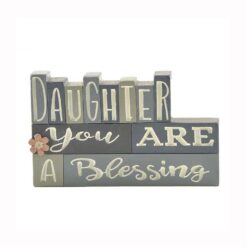181-11587 'DAUGHTER YOU ARE A BLESSING' STACKED BLOCKS
