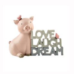 181-11589 "LOVE LAUGH DREAM" pig
