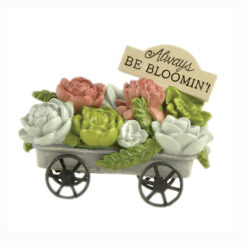 181-11703 'BE BLOOMIN' WAGON W/FLOWERS