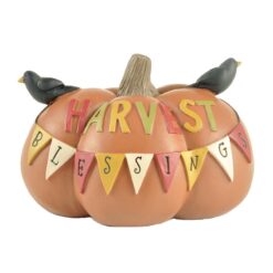 186-11756 "HARVEST BLESSINGS" PUMPKIN