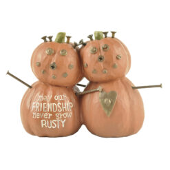 186-11770 "FRIENDSHIP" INDUSTRIAL PUMPKIN COUPLE
