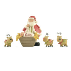188-11893 S/4 SANTA/JESUS/REINDEER