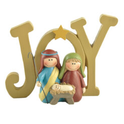 188-11966 JOY PLAQUE WITH HOLY FAMILY (M2)