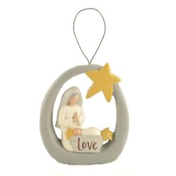 188-52016 Ornament-MARY AND JESUS