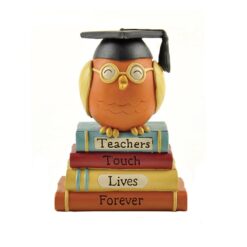 141-88576 TEACHER OWL W/STACKED BOOKS