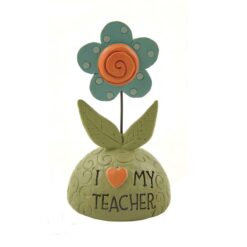 151-89490 I LOVE MY TEACHER' FLOWER ON BASE 