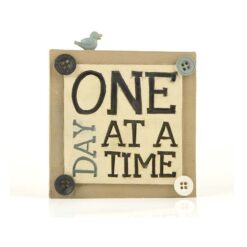 154-10236 ONE DAY' PLAQUE W/BLUEBIRD