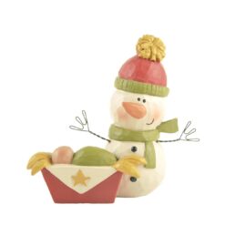 188-11849 SNOWMAN WITH BABY JESUS