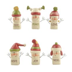 188-11854 S/6 MARSHMELLOW MEN WITH WORDS
