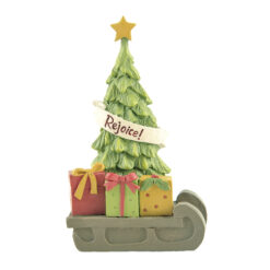 188-11864 CHRISTMAS TREE W/GIFTS ON SLEIGH  