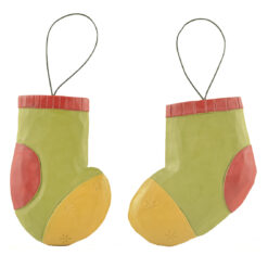 188-52013 Ornament-S/2 STOCKINGS