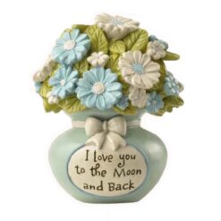 HL3267-G Polyresin Flower Vase