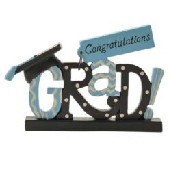 171-11006 'CONGRATULATIONS GRAD' ON BASE (M4)