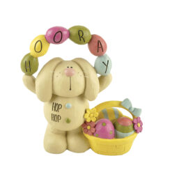 171-11071 HOORAY' EGGS W/BUNNY/BASKET (M2)