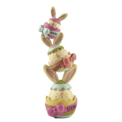171-11072 'HAPPY HAPPY SPRING' STACKED BUNNIES (M2)