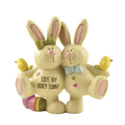171-11073 HONEY BUNNY' RABBIT COUPLE W/CHICKS (M4)