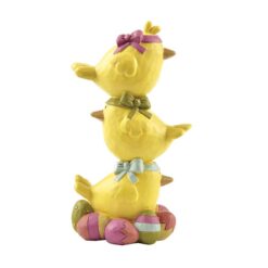 171-11074 YELLOW STACKED CHICKS W/EGGS (M4)