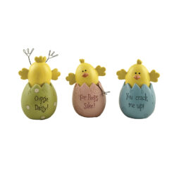 171-11096 S/3 CHICKS IN EASTER EGGS (M2)