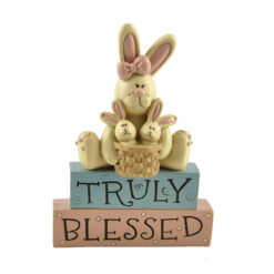 171-11099 'TRULY BLESSED' BLOCKS W/RABBITS (M4)