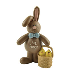 171-11101 'EAT PEEPS' CHOCOLATE BUNNY W/CHICKS (M4)