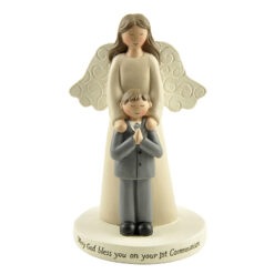 171-11110 FIRST COMMUNION BOY/ANGEL ON BASE