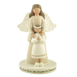 171-11111 FIRST COMMUNION GIRL/ANGEL ON BASE