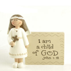 171-11113 COMMUNION PLAQUE W/GIRL