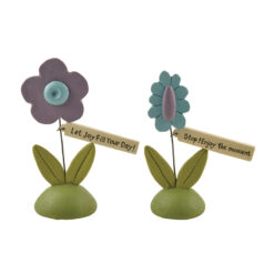 171-11462 S/2 flowers on round base