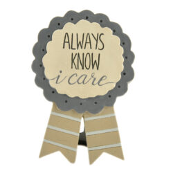 1711-11630 'I  CARE' BADGE W/EASEL  (M4)