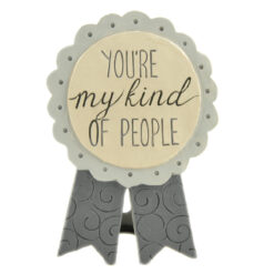 1711-11631 "my kind"  badge w black easel