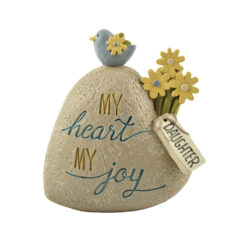 173-11210 'MOM' FLOWER POT W/LOVED ROCK