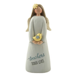 173-11218 'TEACHERS TOUCH LIVES' ANGEL W/BIRD (M4)