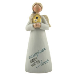 173-11220 'CAREGIVER' ANGEL W/BIRDHOUSE (M4)