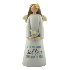 173-11221 'SISTER' ANGEL W/BLUE BIRD (M4)
