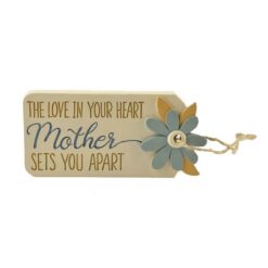 173-11254 'MOTHER' TAG W/FLOWER (M4)