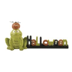 176-11279 ''HOPPY HALLOWEEN' FROG W/PUMPKIN (M2)