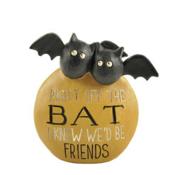 176-11334 'RIGHT OFF BAT' PLAQUE W/TWO BATS