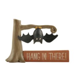 176-11336 'HANG IN THERE' PLAQUE W/TREE/BAT