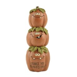 176-11338 'ORANGE YOU GLAD' STACKED JACKOLANTERNS