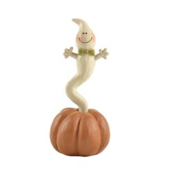 176-11342 SMILING GHOST ON PUMPKIN