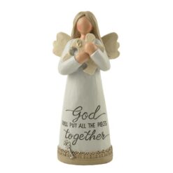 1766-11488 'GOD PUTS PIECES' PUZZLE PIECE ANGEL (M4)