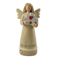 1766-11490 'LOVE  YOU TO PIECES' PUZZLE PIECE ANGEL (M4)