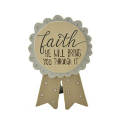 1766-11493 'FAITH'  RIBBON W/EASEL (M4)