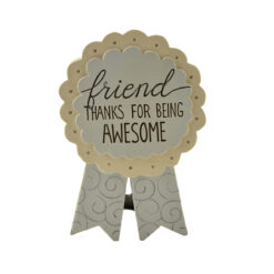 1766-11495 'FRIEND'  PLAQUE W/EASEL (M4)