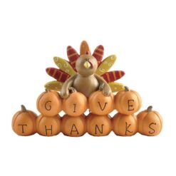 177-11269 'GIVE THANKS’PUMPKINS W/TURKEY