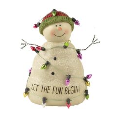 178-11313 "Let the fun begin" snowman