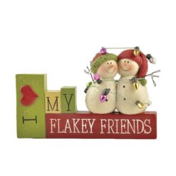 178-11315 *'MY FLAKE FRIENDS' BLOCKS W/SNOWMEN/LIGHTS (M2)