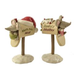 178-11396 S/2 MAILBOXES W/MICE