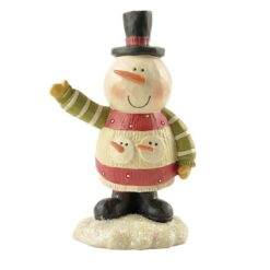 178-11406 SNOWMAN W/SNOWBALL SWEATER/BLACK HAT