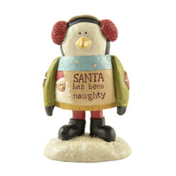 178-11407 SANTA HAS BEEN NAUGHTY' PENGUIN
